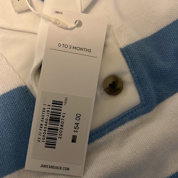 Adorable one piece, shaw collar outfit, by Janie and Jack. - Picture 5 of 5